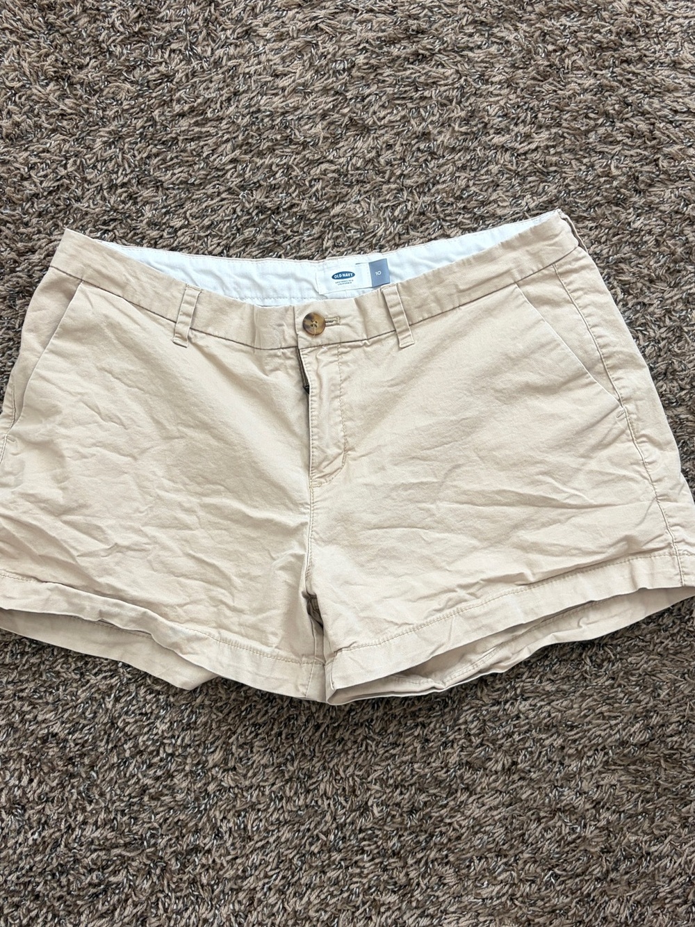 5 for $25 Old Navy Women's Khaki/Tan Bermuda Shorts